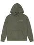 Warsaint Dual Logo Hoodie - Olive Green by Denim Exchange