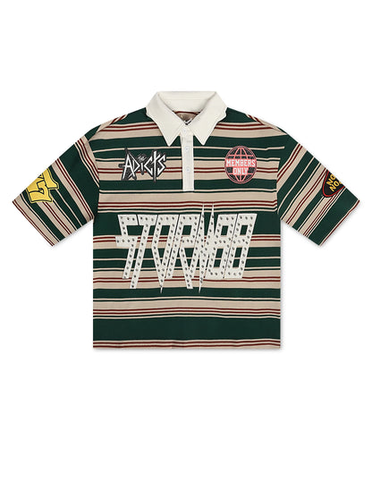 Kleep Drury Single Knit Polo - Green by Denim Exchange