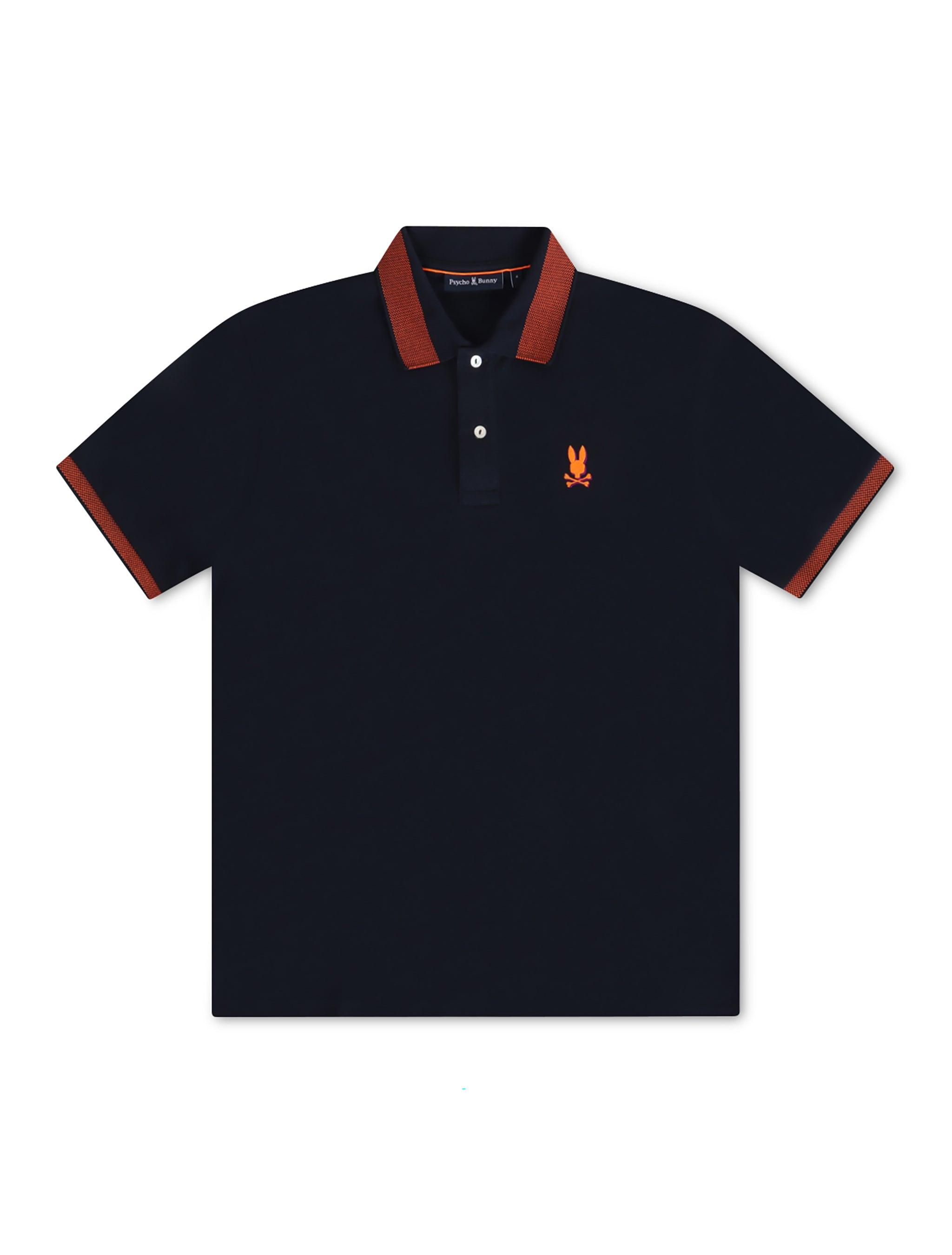 Psycho Bunny Montebello Pique Polo - Navy by Denim Exchange