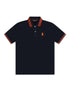 Psycho Bunny Montebello Pique Polo - Navy by Denim Exchange
