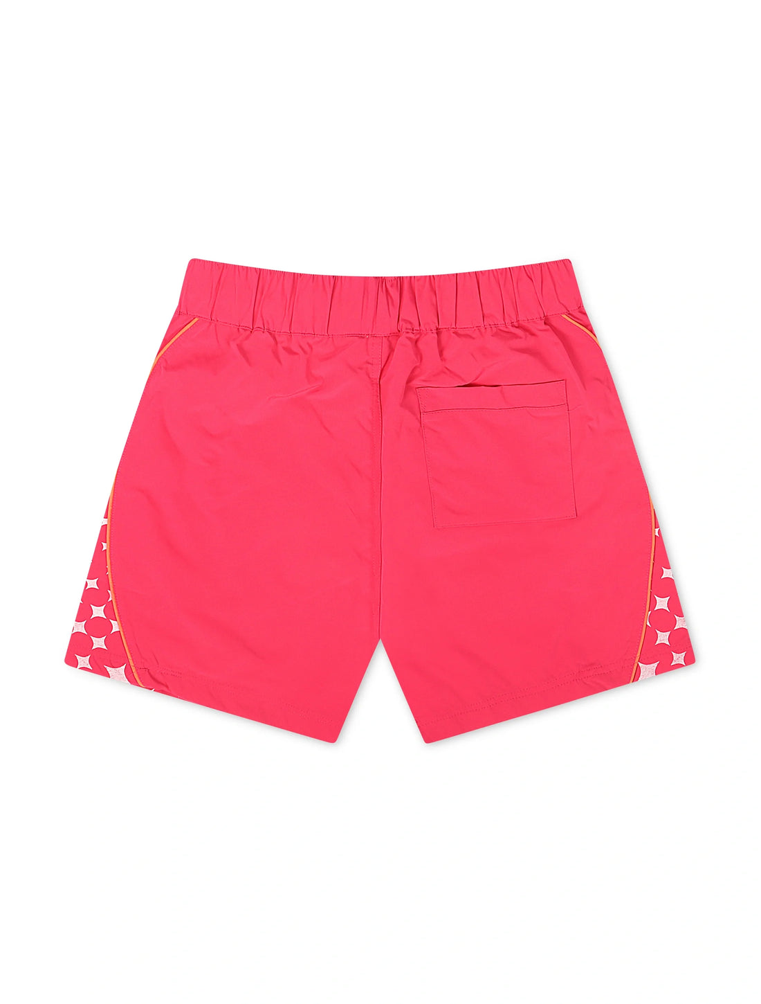 Smoke Rise Republic Windbreaker Shorts - Lilac Rose by Denim Exchange