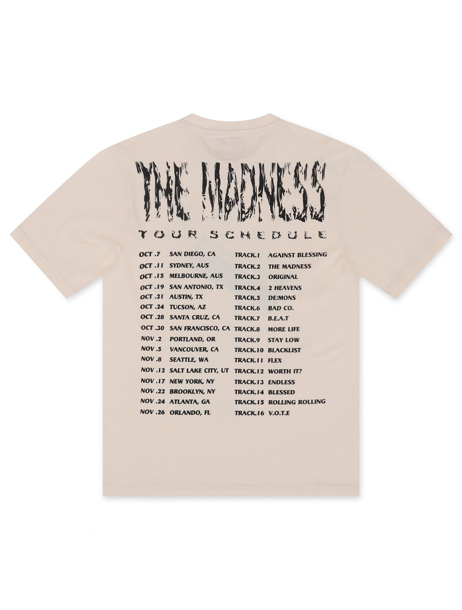Bkys The Madness Oversized Tee - Off White by Denim Exchange