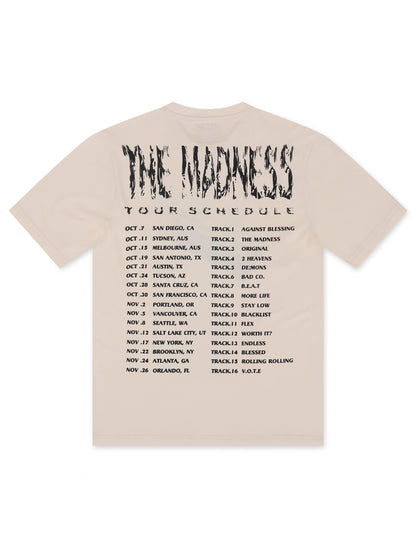 Bkys The Madness Oversized Tee - Off White by Denim Exchange