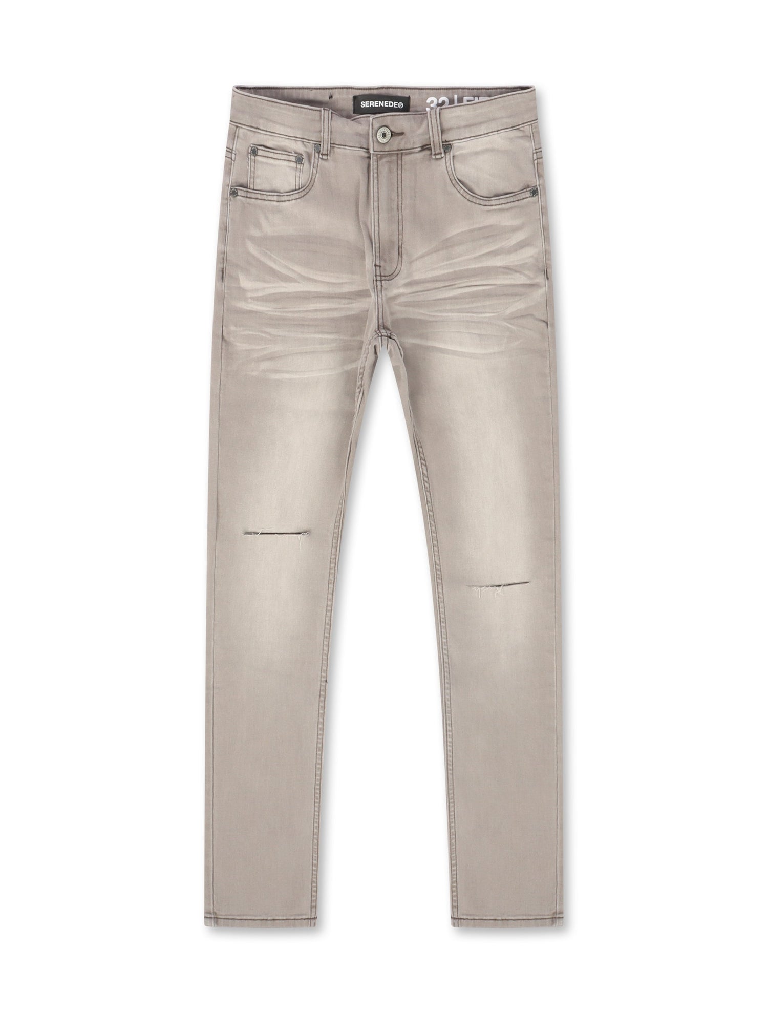 Serenede Marine Layer Skinny Jeans - Grey by Denim Exchange