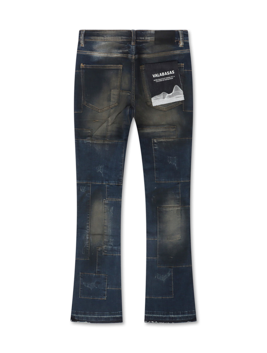Valabasas Bricks Stacked Denim - Dirty Blue by Denim Exchange