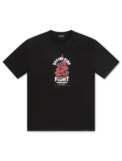 Left Point Boxing Club Tee - Black by Denim Exchange