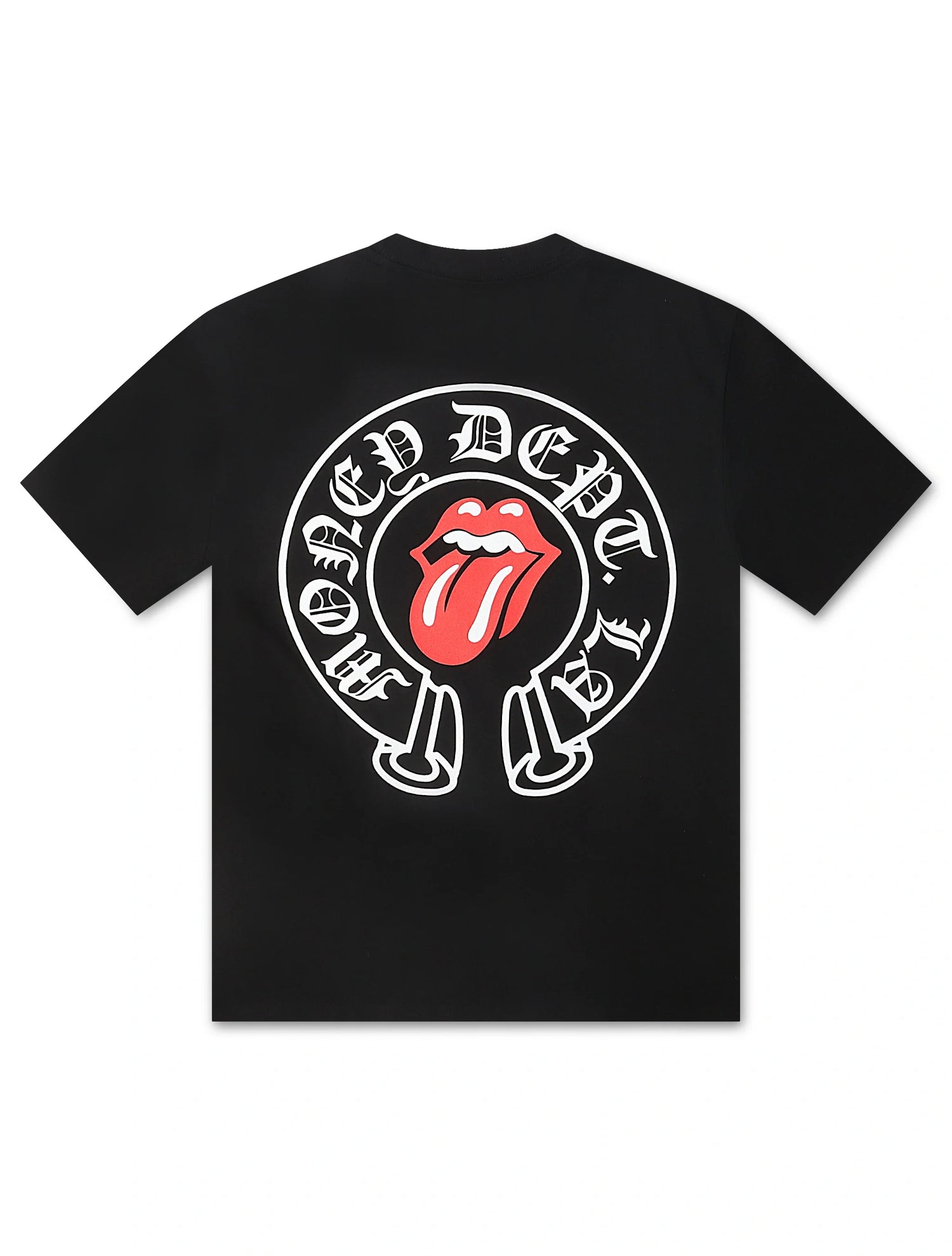 Money Dept. Tongue and Lips Tee - Black by Denim Exchange