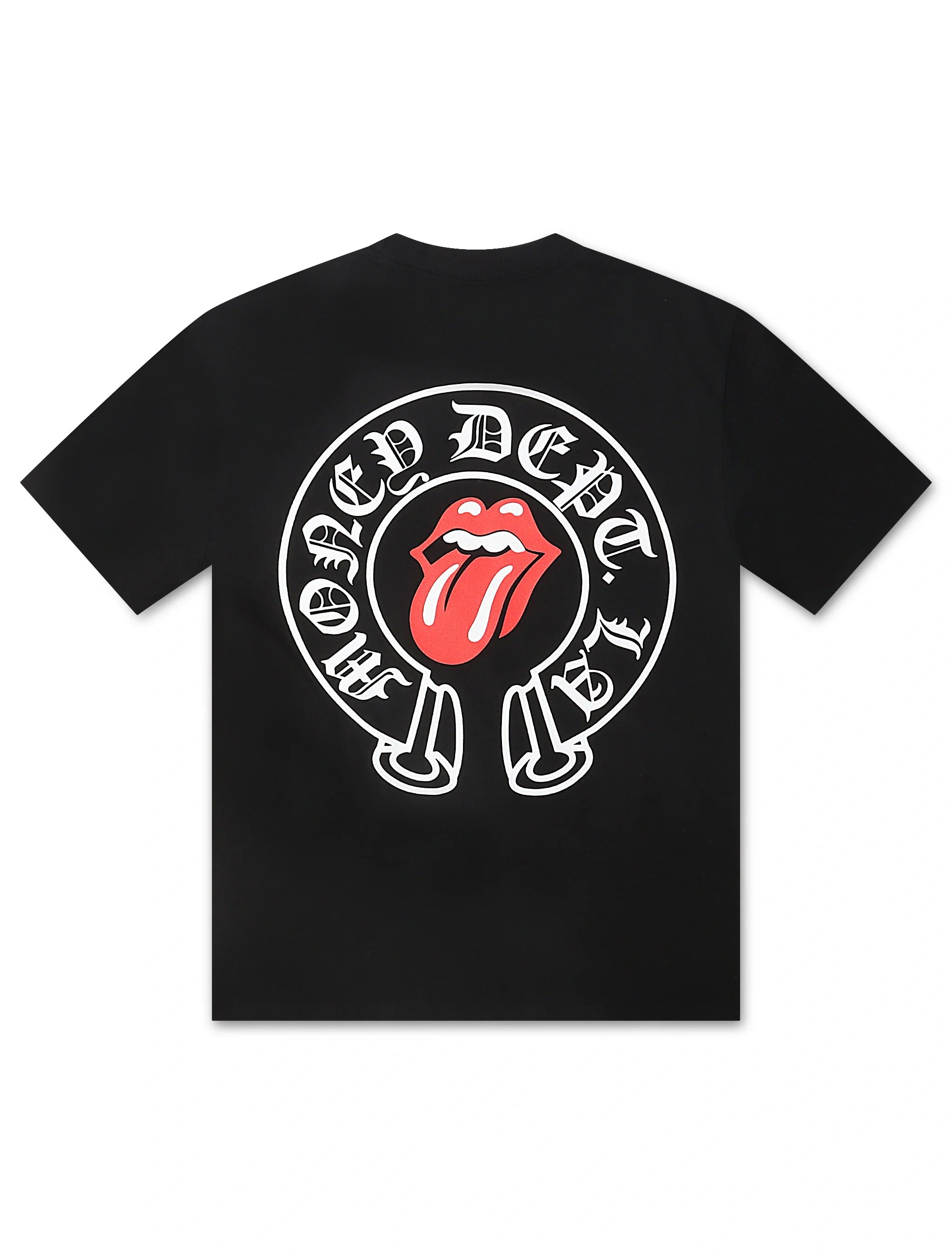 Money Dept. Tongue and Lips Tee - Black by Denim Exchange