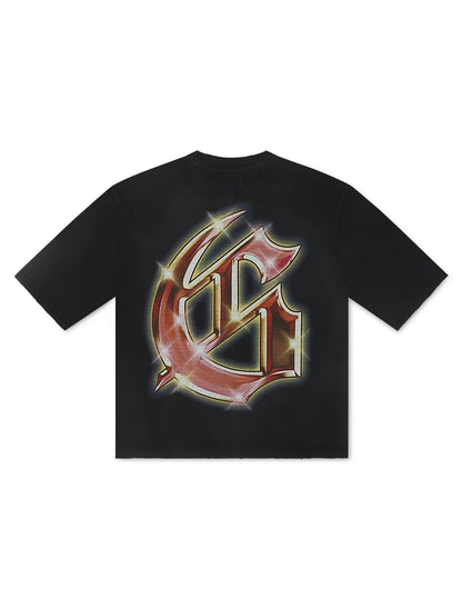 Godspeed Liberty Cruiser Boxy Tee - Black by Denim Exchange