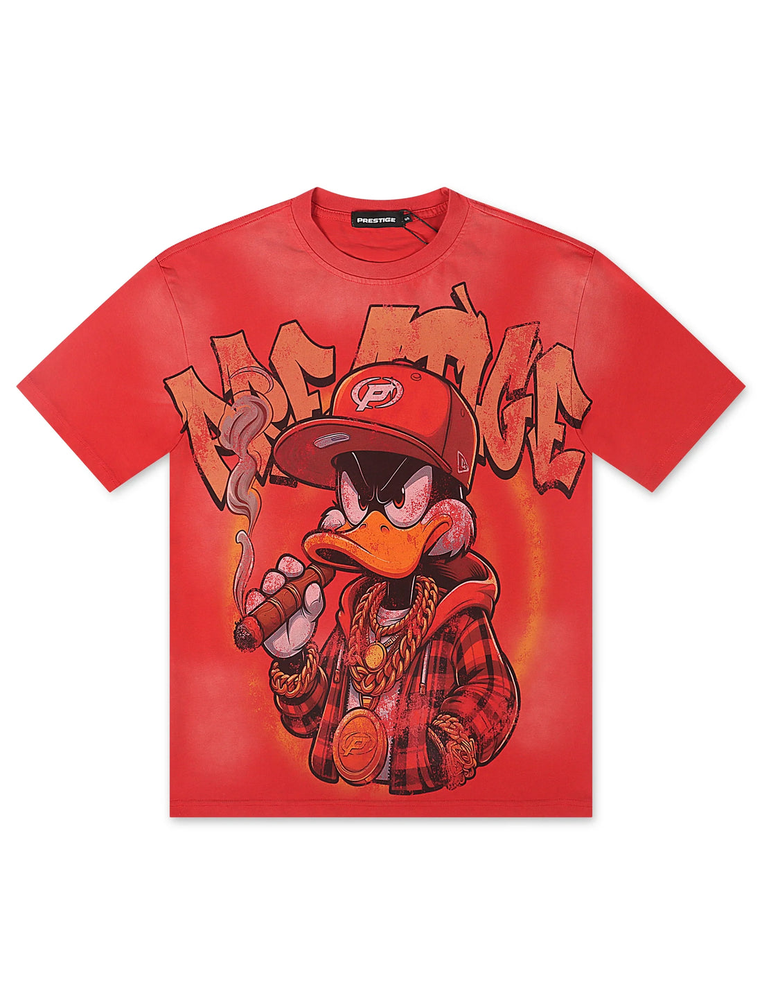 Prestige Daffy Duck Tee - Red by Denim Exchange