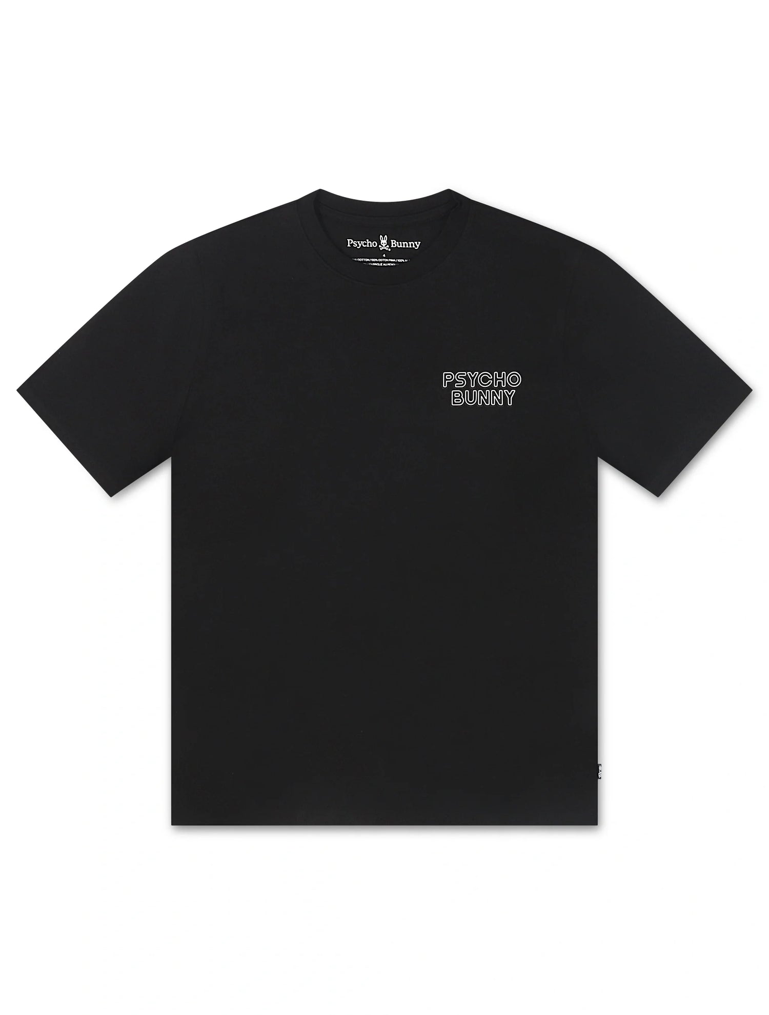 Psycho Bunny Sydney Back Graphic Tee - Black by Denim Exchange