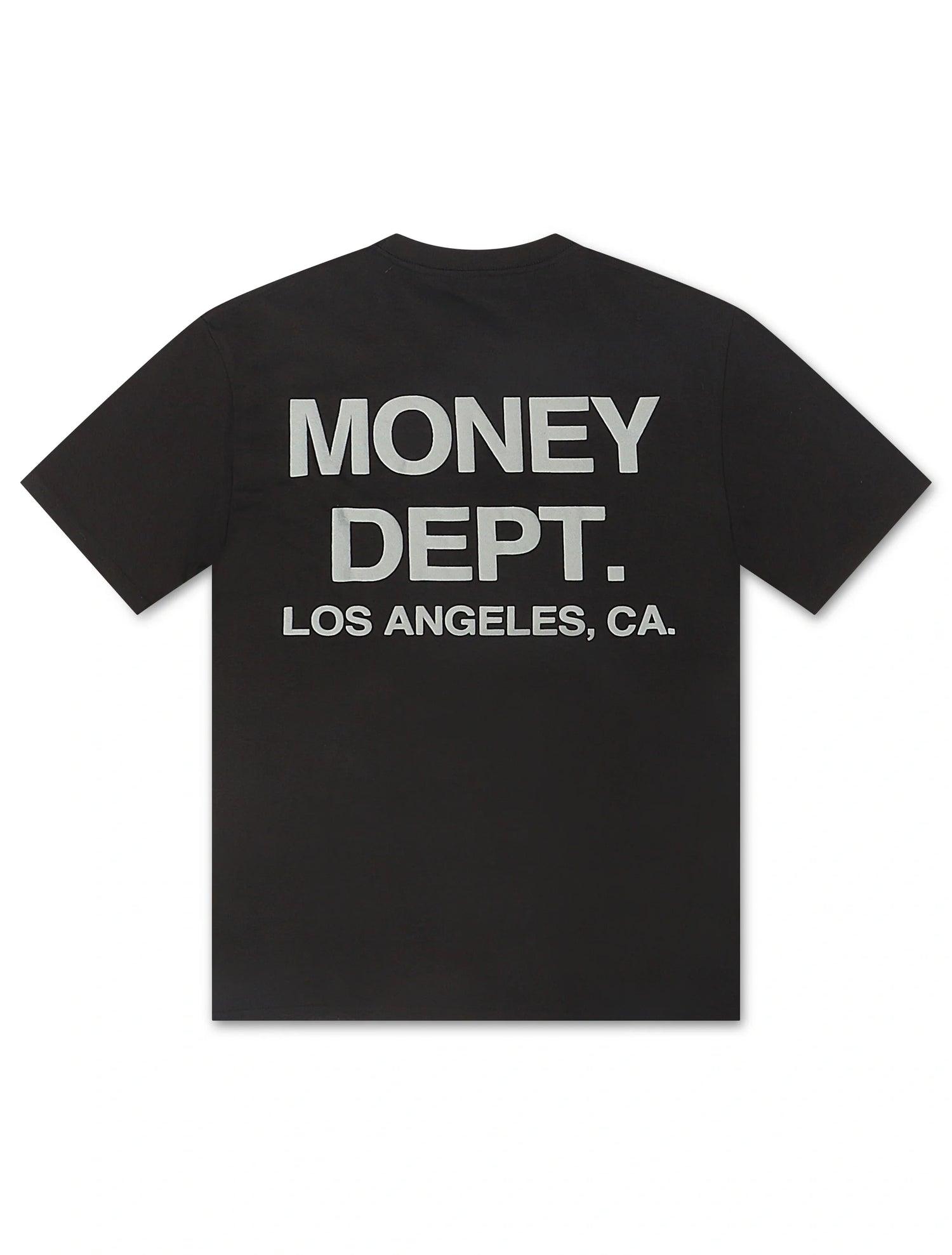Money Dept. Los Angeles Puff Print Tee - Black/Gray by Denim Exchange