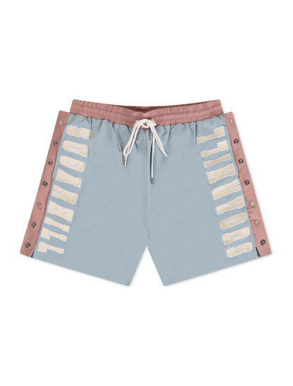 Sugarhill Sosa Snap Shorts - Light Blue by Denim Exchange