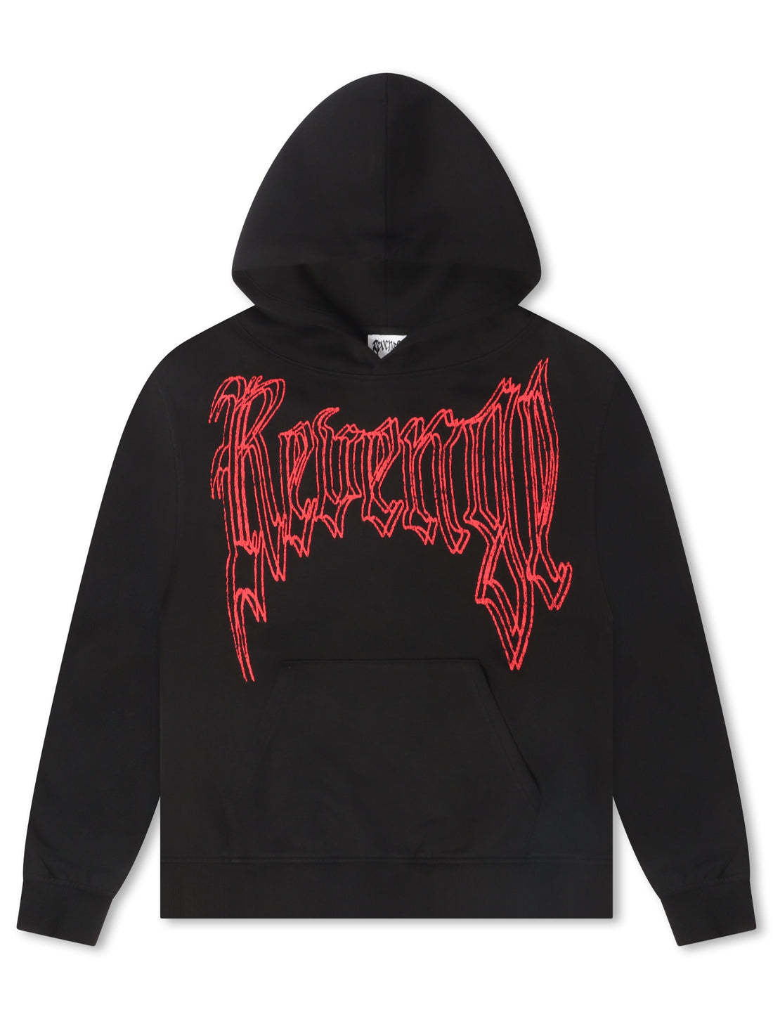 Revenge Paralysis Hoodie - Black/Red by Denim Exchange