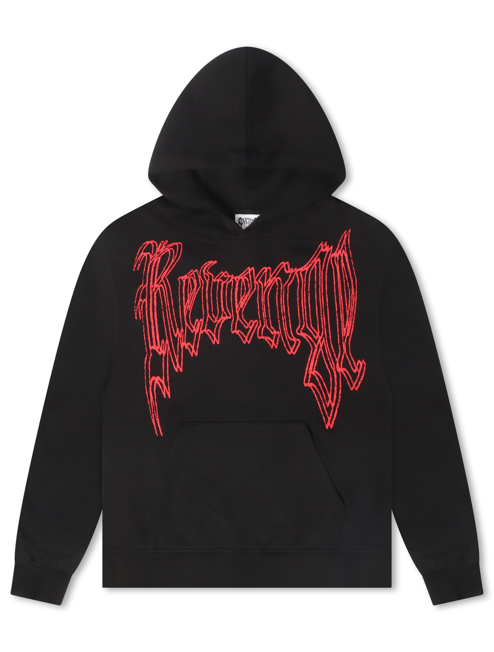 Revenge Paralysis Hoodie - Black/Red by Denim Exchange