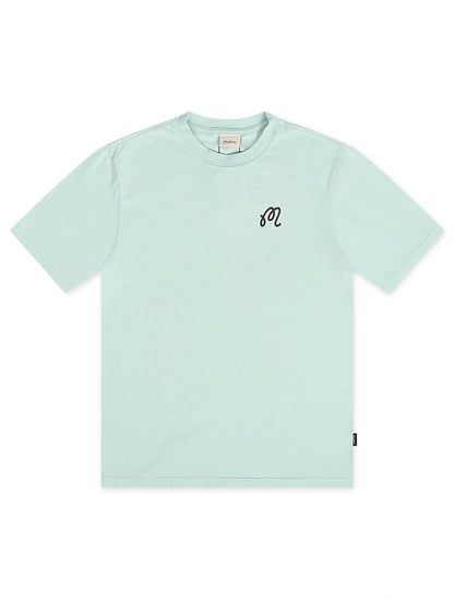 Malbon Bermuda Cigar Tee - Surf Spray by Denim Exchange