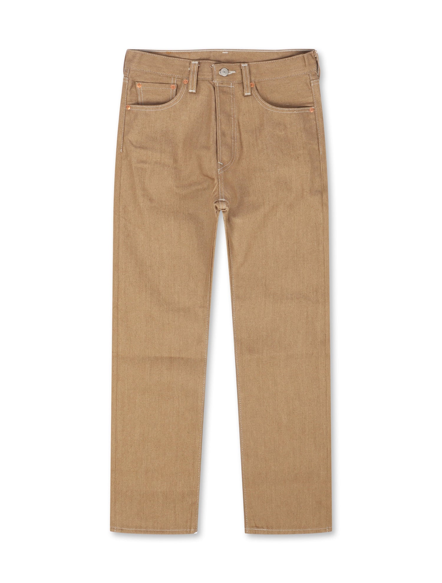 Levis 501™ Original Shrink To Fit Jeans - Beige Rigid by Denim Exchange