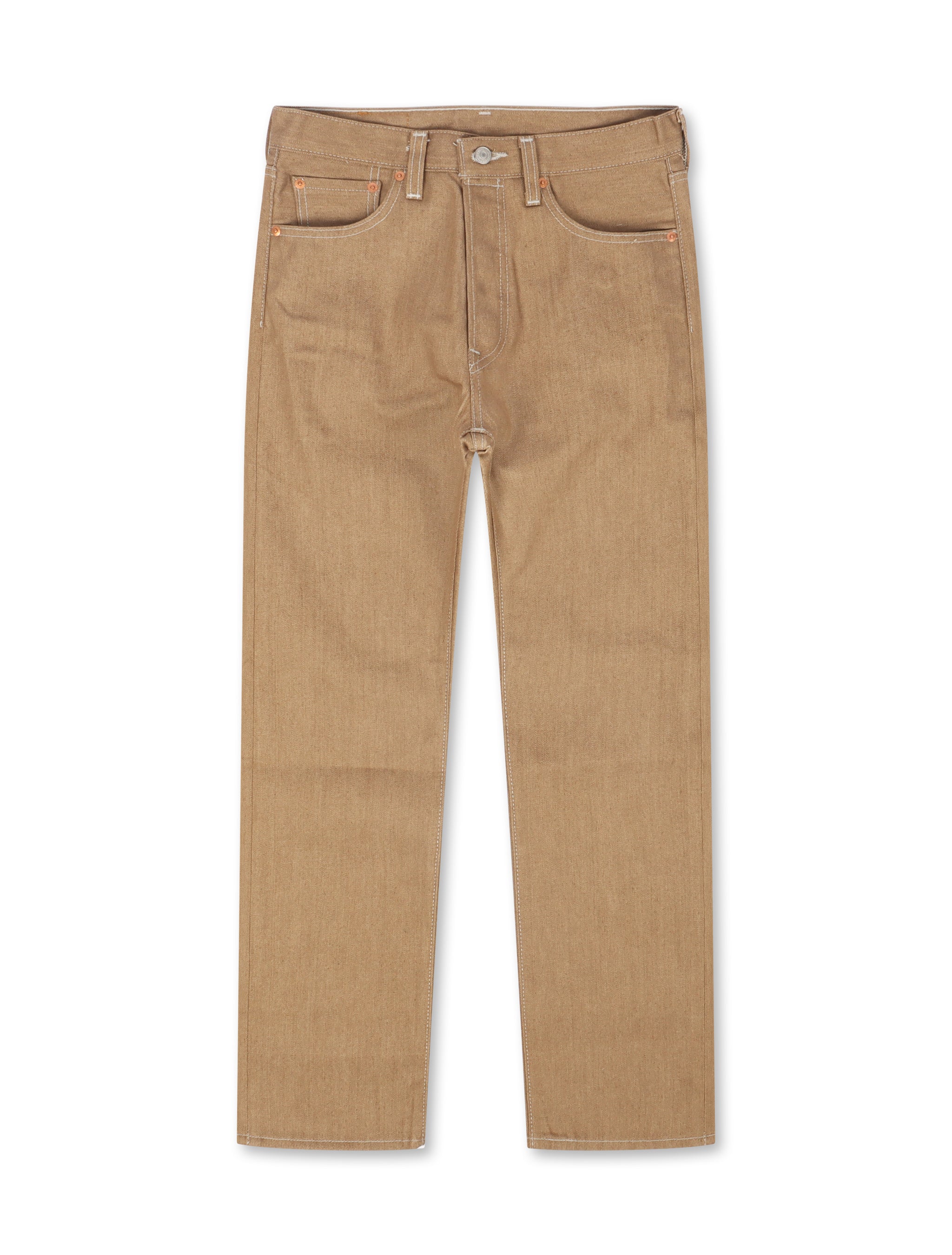 Levis 501™ Original Shrink To Fit Jeans - Beige Rigid by Denim Exchange