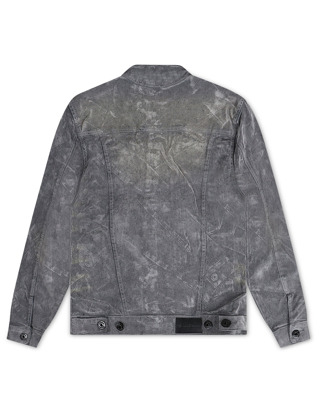 Vicious Denim Velvet Coated Denim Jacket - Grey by Denim Exchange