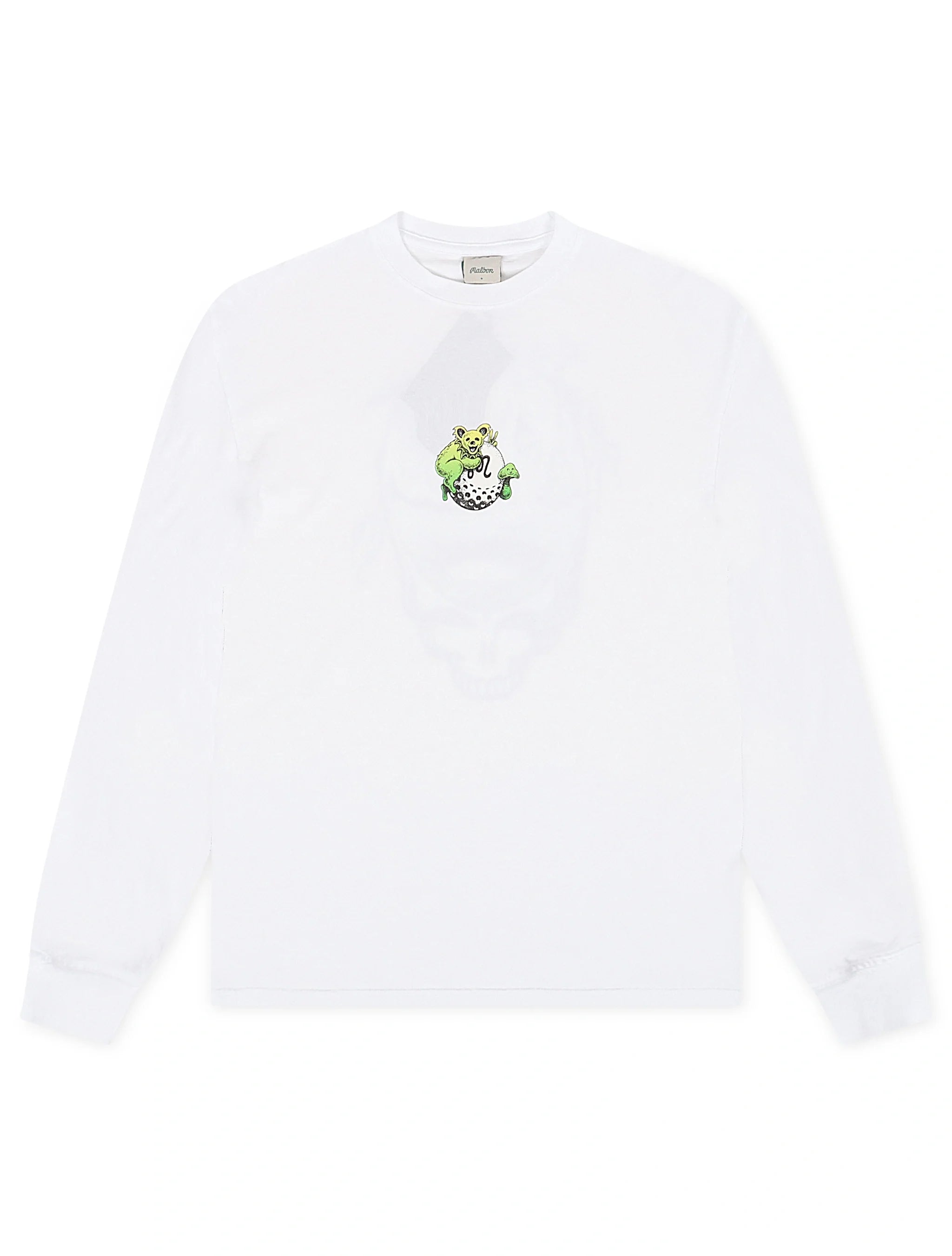 Malbon Grateful Dead Gorse Long Sleeve - White by Denim Exchange