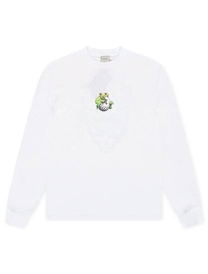 Malbon Grateful Dead Gorse Long Sleeve - White by Denim Exchange