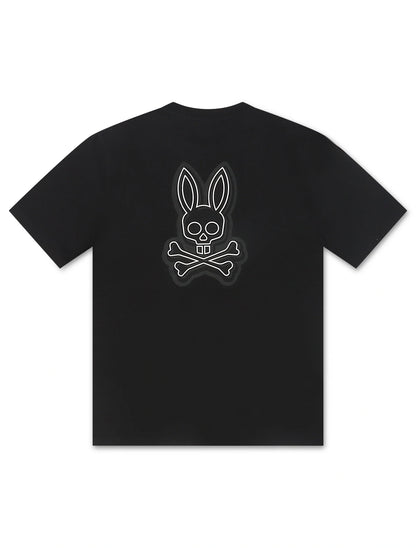 Psycho Bunny Sydney Back Graphic Tee - Black by Denim Exchange