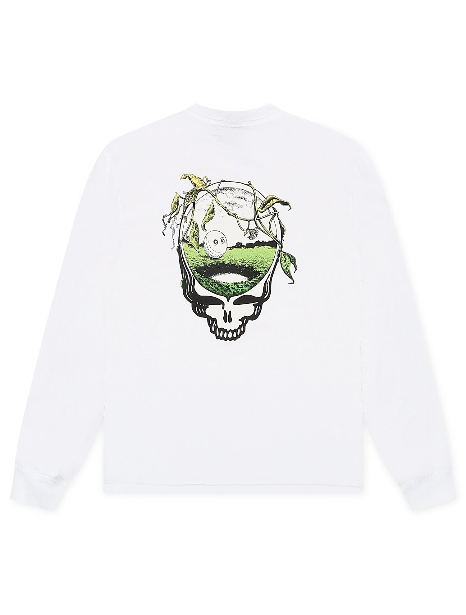 Malbon Grateful Dead Gorse Long Sleeve - White by Denim Exchange