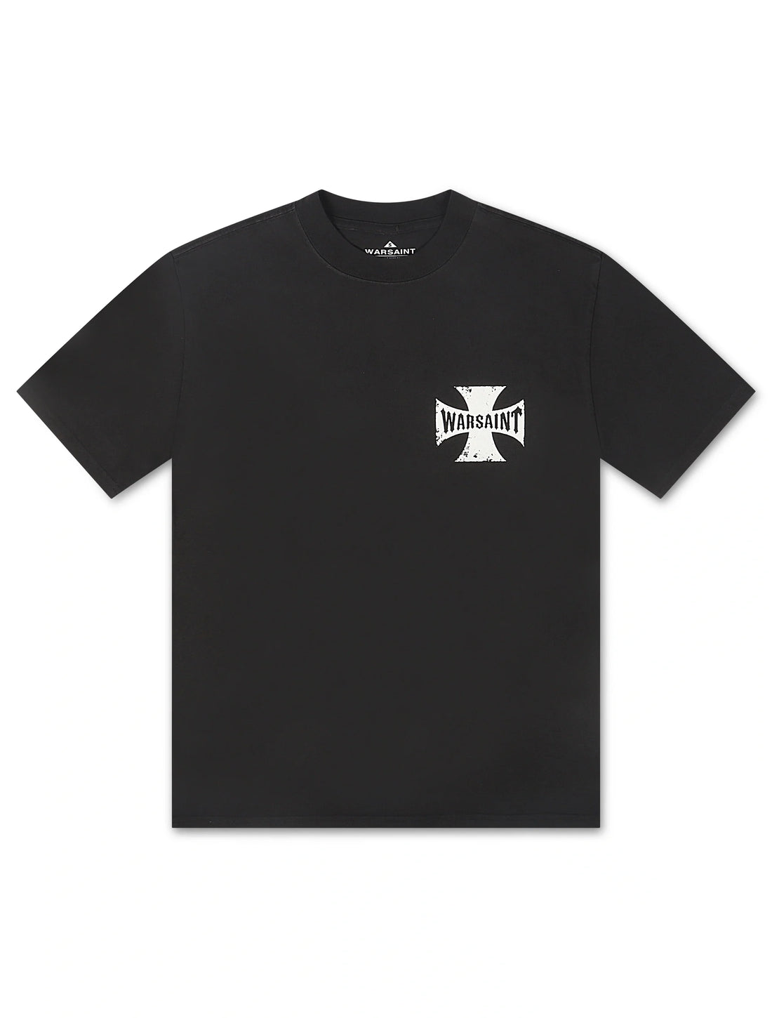 Warsaint Cross Tee - Black by Denim Exchange