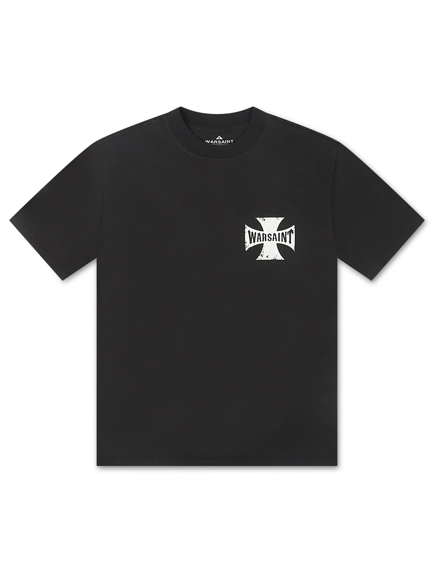 Warsaint Cross Tee - Black by Denim Exchange