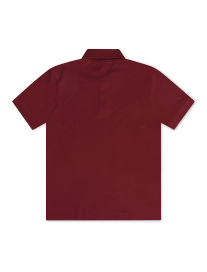 Hugo Boss Pallas Polo - Burgundy by Denim Exchange