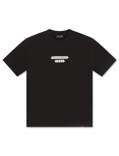 Left Point Saint Tee - Black by Denim Exchange