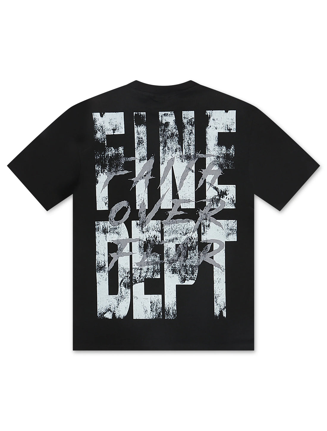 Fine Divine Faith Over Fear Tee - Black by Denim Exchange