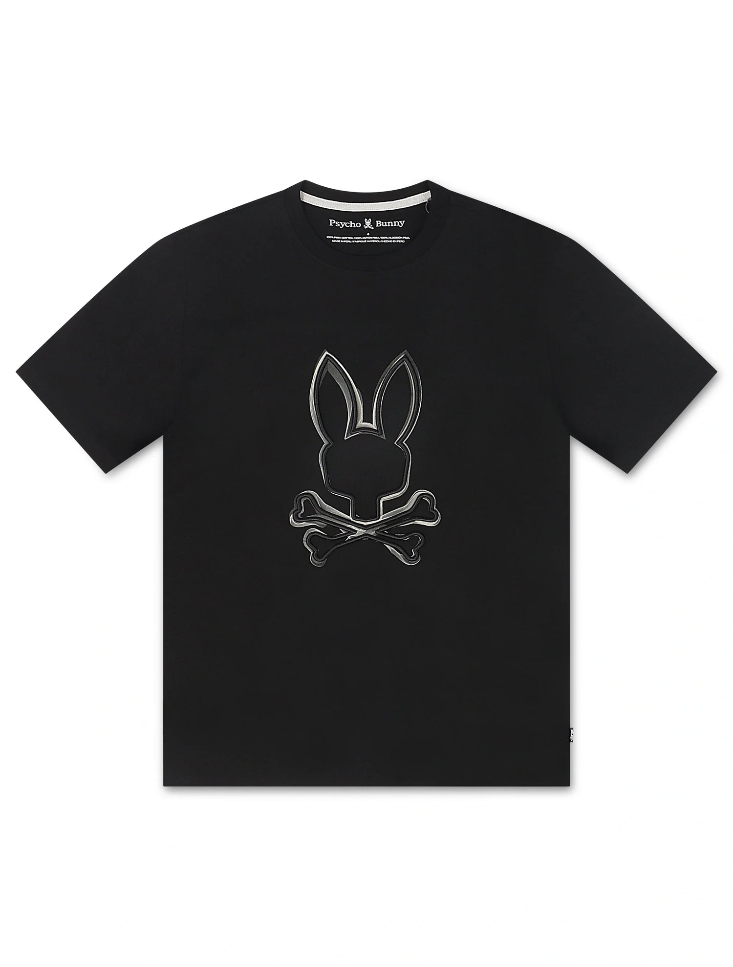 Psycho Bunny Vincent Graphic Tee - Black by Denim Exchange