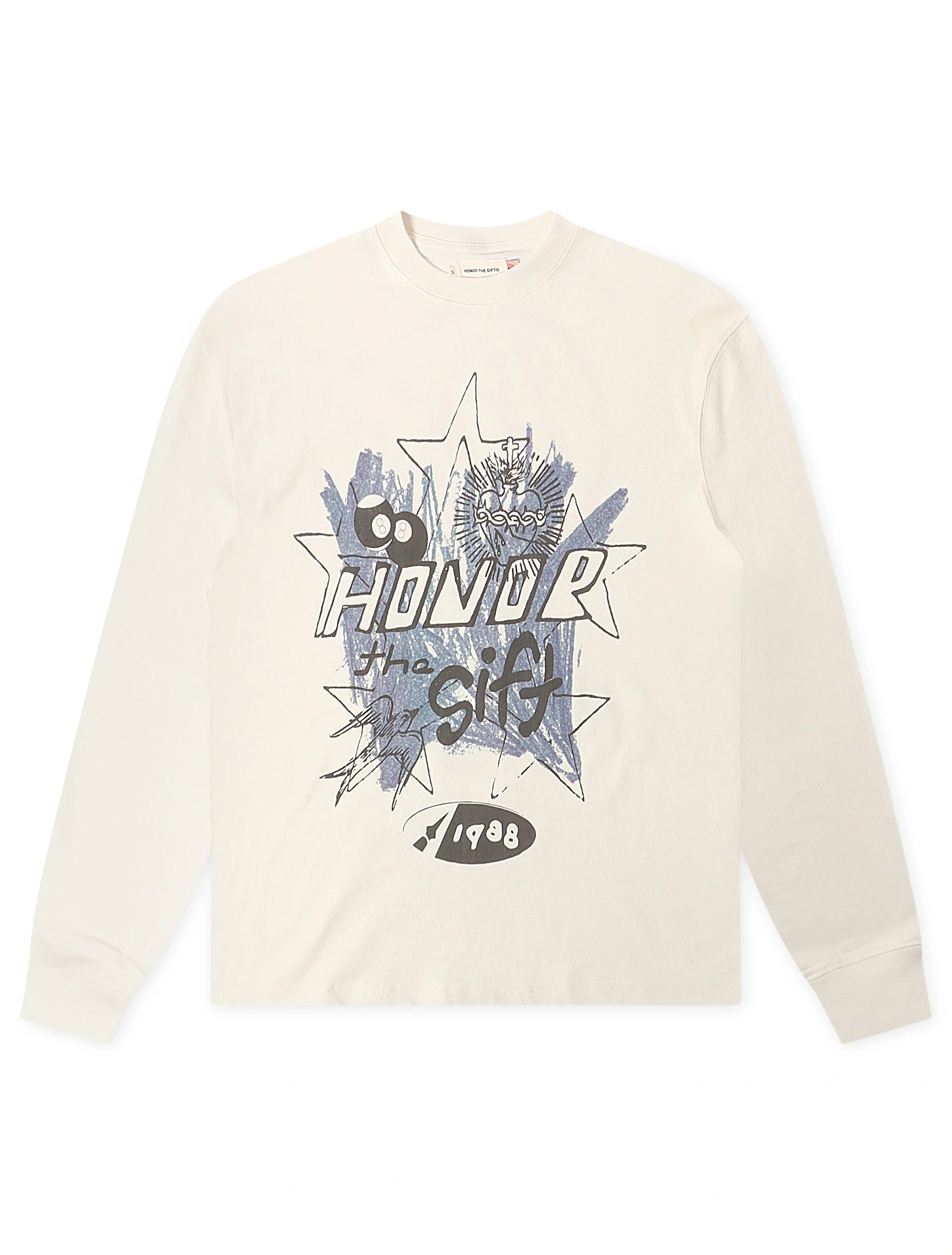 Honor The Gift C-Fall Pop Art Long Sleeve - Cream by Denim Exchange