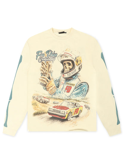 Fine Divine Racing Champ Long Sleeve - Cream by Denim Exchange