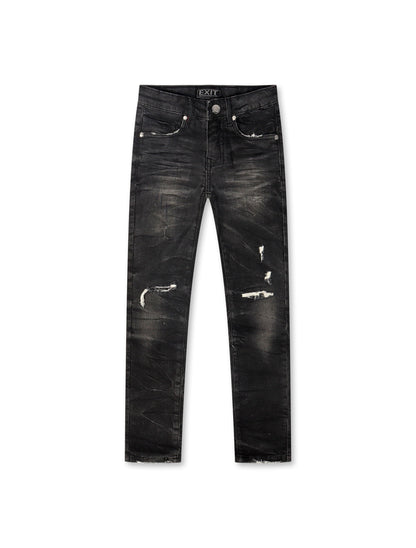 Exit Apparel Essential Kids Jeans - Black by Denim Exchange