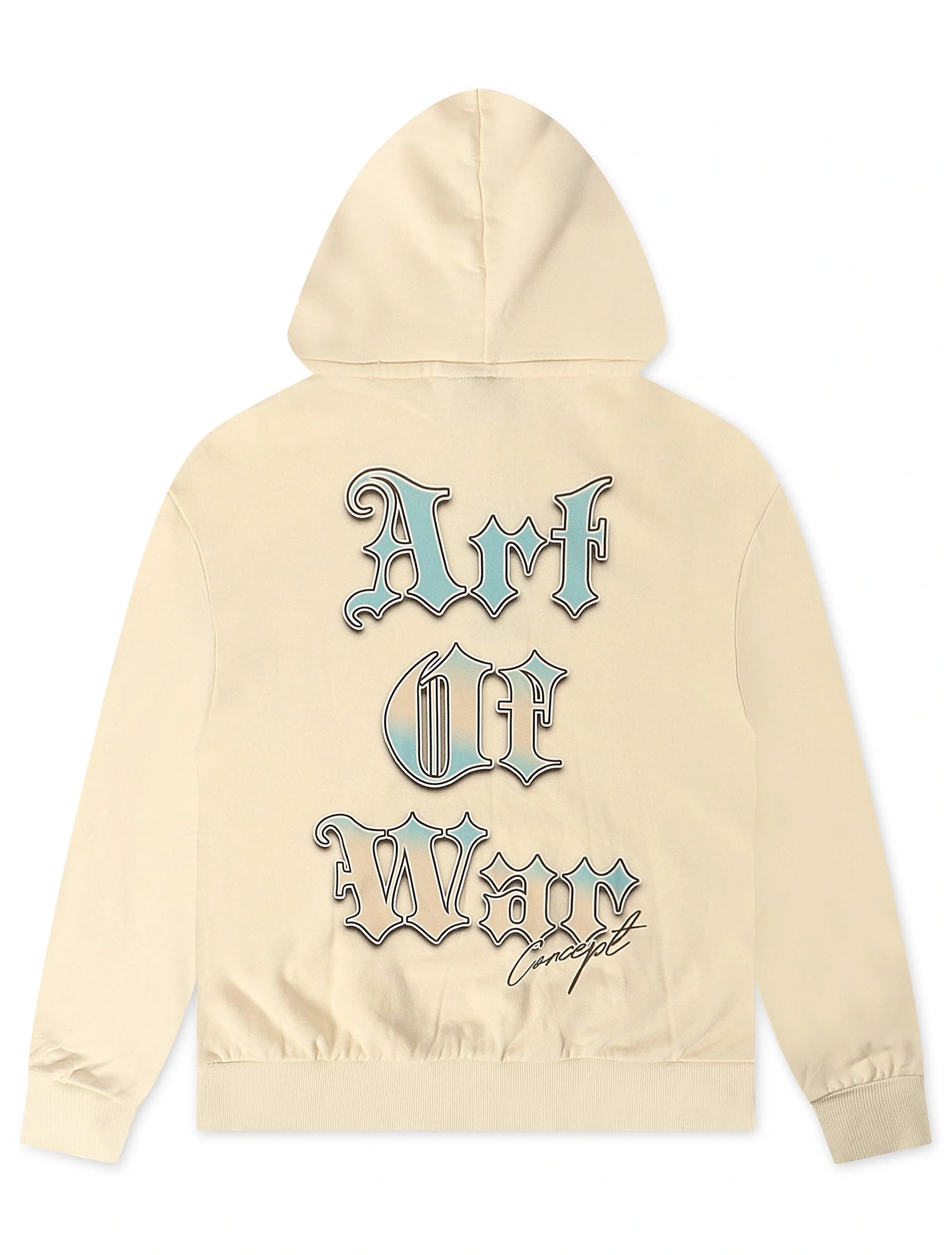 Concept La Art Of War Hoodie - Cream by Denim Exchange