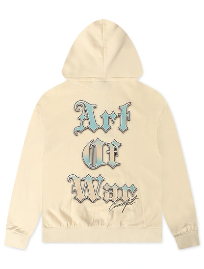 Concept La Art Of War Hoodie - Cream by Denim Exchange
