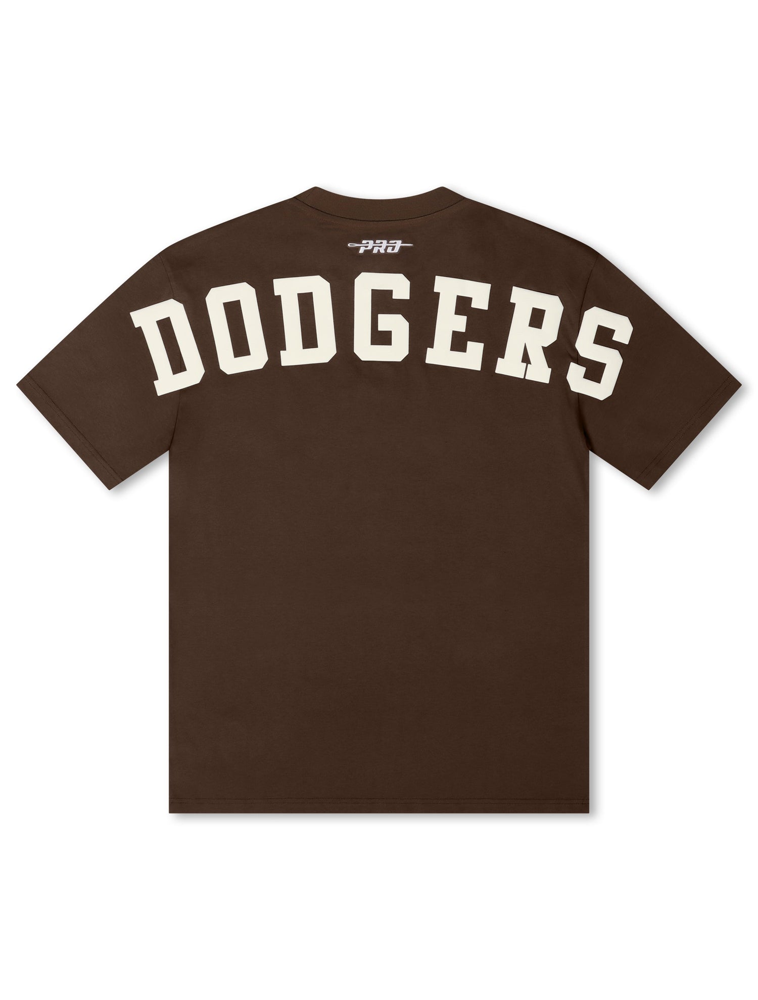 Pro Standard La Dodgers Wingspan Drop Shoulder Tee - Brown by Denim Exchange