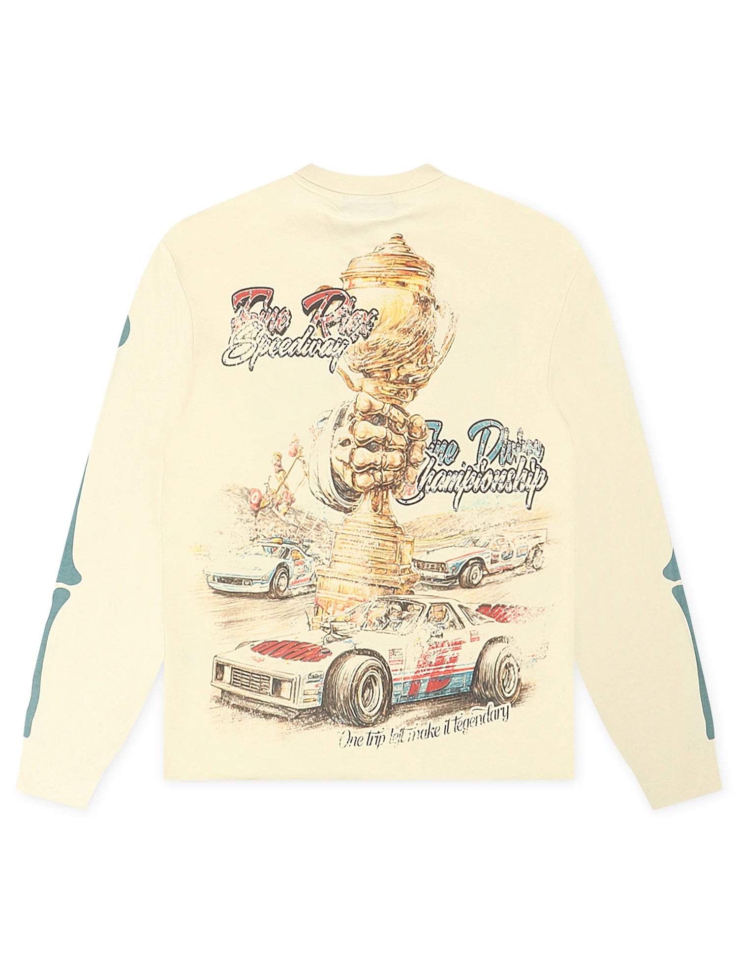 Fine Divine Racing Champ Long Sleeve - Cream by Denim Exchange