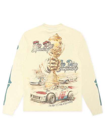 Fine Divine Racing Champ Long Sleeve - Cream by Denim Exchange