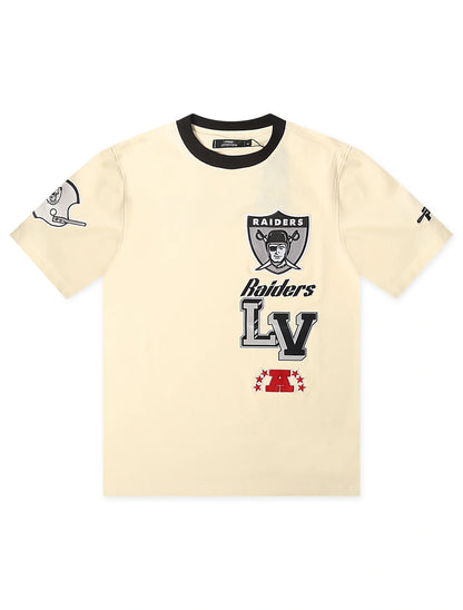 Pro Standard Raiders Retro Cascade Tee - Eggshell by Denim Exchange
