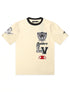 Pro Standard Raiders Retro Cascade Tee - Eggshell by Denim Exchange