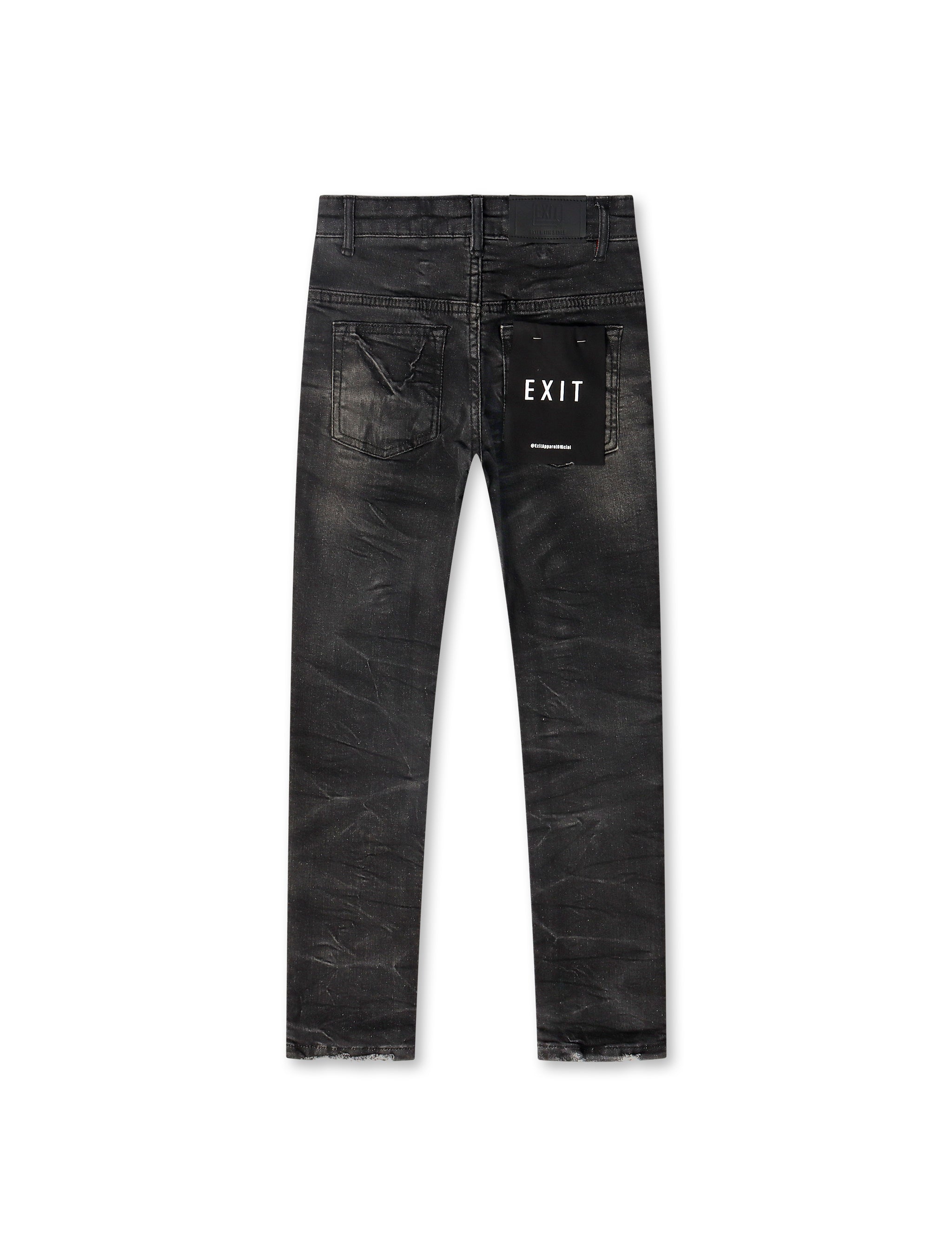 Exit Apparel Essential Kids Jeans - Black by Denim Exchange