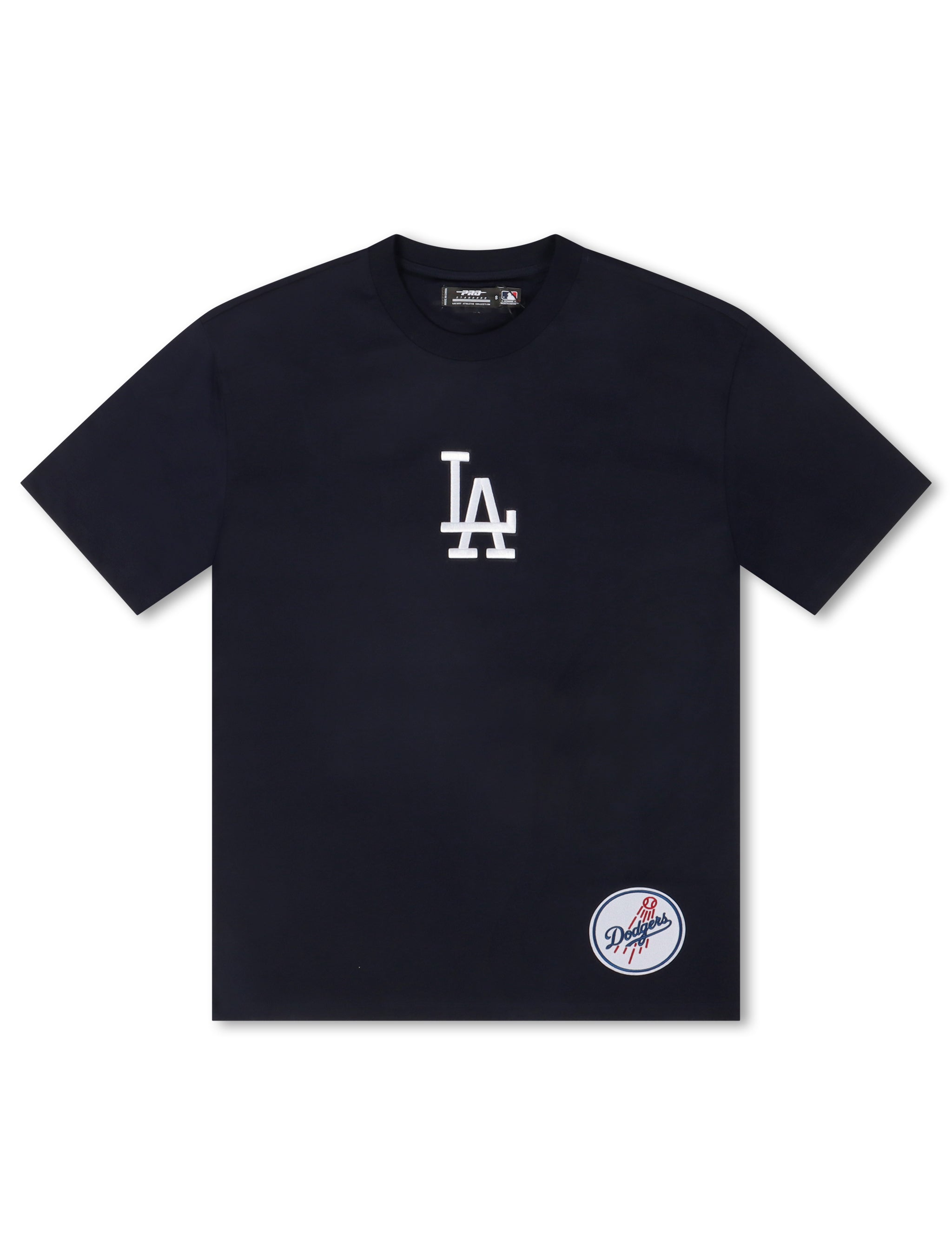 Pro Standard La Dodgers Wingspan Drop Shoulder Tee - Midnight Navy by Denim Exchange