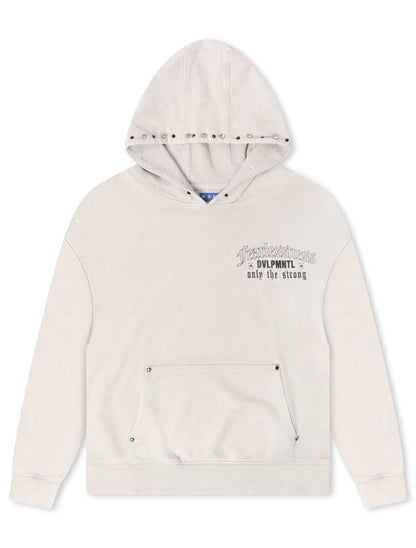 Rebel Denim Fearlessness Hoodie - Grey by Denim Exchange