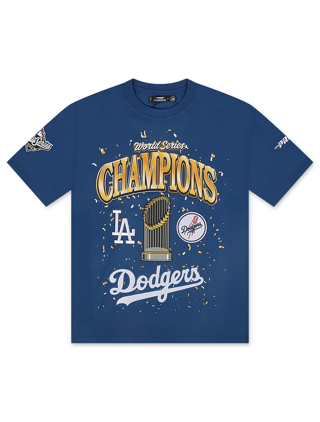 Pro Standard Dodgers World Series Champions Tee - Blue by Denim Exchange