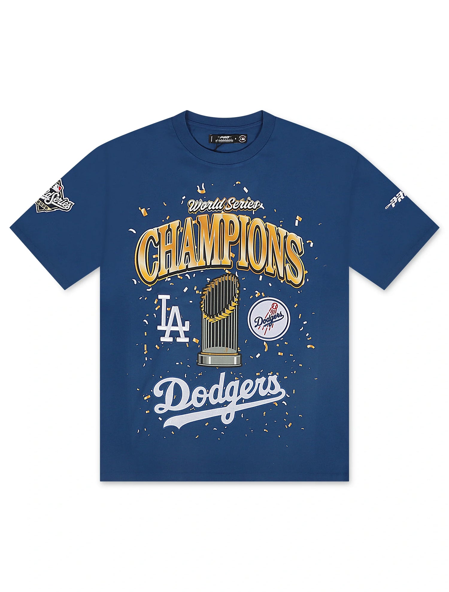 Pro Standard Dodgers World Series Champions Tee - Blue by Denim Exchange