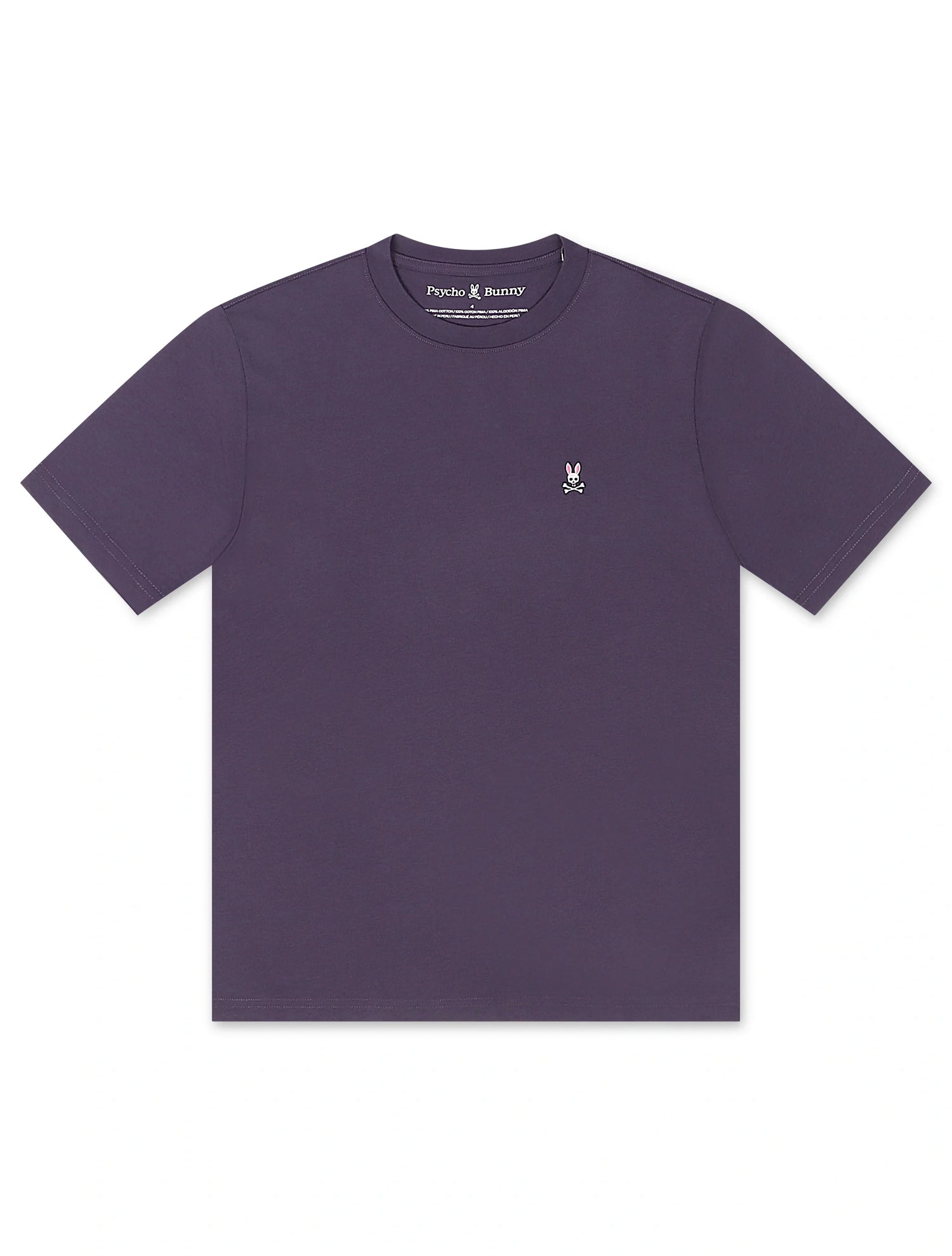 Psycho Bunny Classic Crewneck Tee - Purple Velvet by Denim Exchange