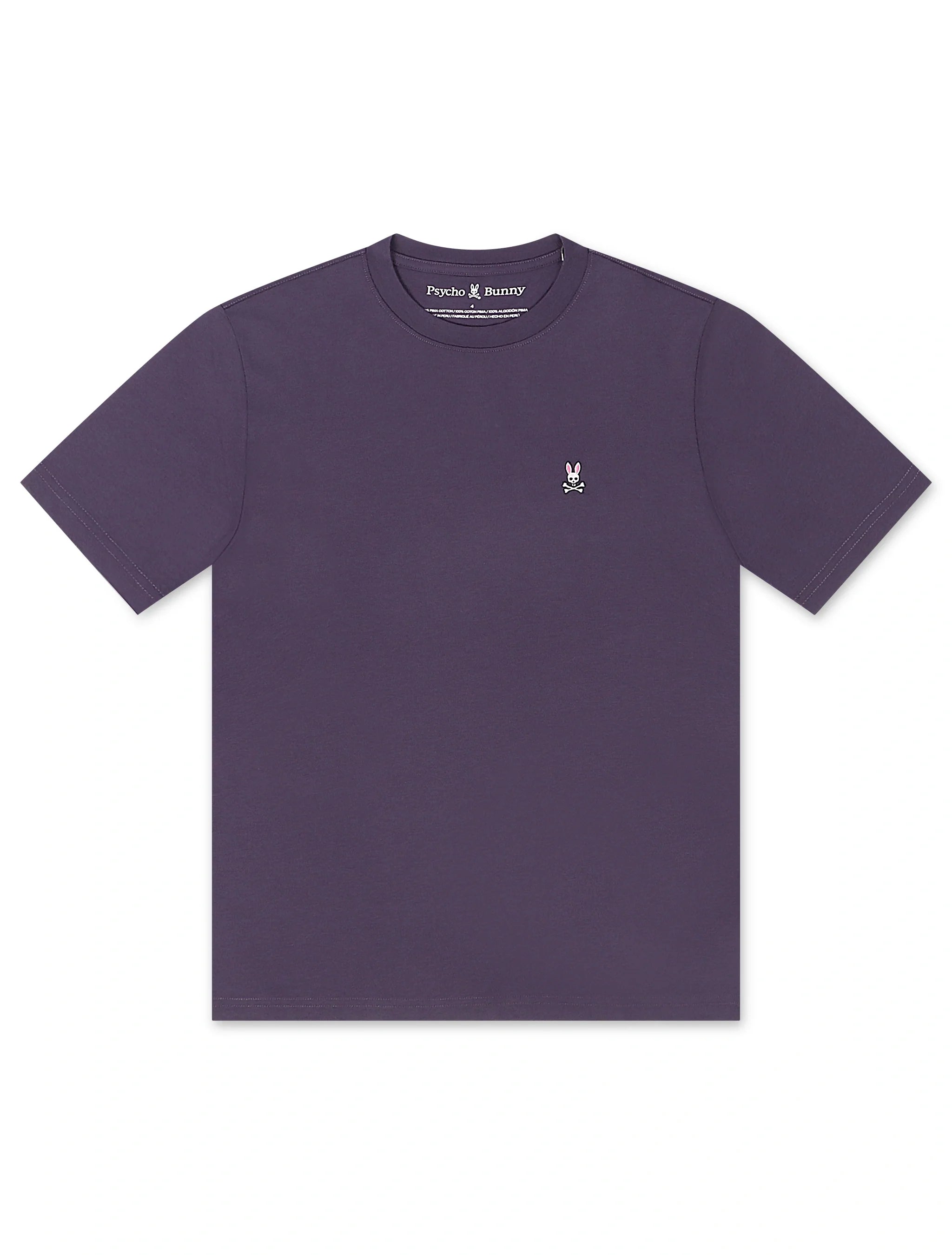 Psycho Bunny Classic Crewneck Tee - Purple Velvet by Denim Exchange